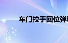 车门拉手回位弹簧坏了 车门拉手 