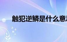 触犯逆鳞是什么意思 逆鳞是什么意思 