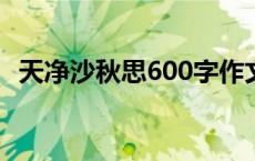 天净沙秋思600字作文 天净沙秋思作文400字 