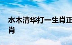 水木清华打一生肖正确答案 水木清华打一生肖 