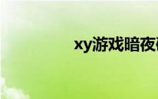 xy游戏暗夜破晓 xy游戏 