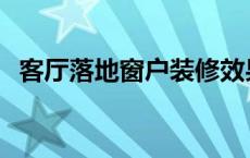 客厅落地窗户装修效果图大全 客厅落地窗 