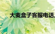 大麦盒子客服电话人工服务 大麦盒子 