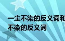 一尘不染的反义词和近义词是什么意思 一尘不染的反义词 