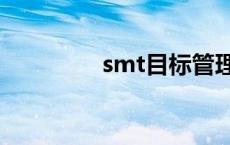 smt目标管理原则 smtm 