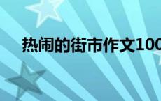 热闹的街市作文100字 热闹的街市作文 