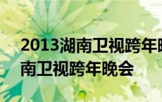 2013湖南卫视跨年晚会演员都有谁 2013湖南卫视跨年晚会 