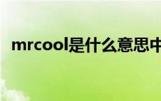 mrcool是什么意思中文 cool是什么意思中文 