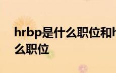 hrbp是什么职位和hr哪个更高级 hrbp是什么职位 