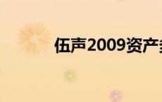 伍声2009资产多少 伍声2009 