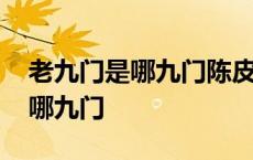 老九门是哪九门陈皮阿四代替了谁 老九门是哪九门 