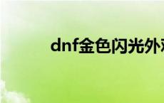 dnf金色闪光外观 dnf金色闪光 