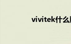 vivitek什么牌子 vivitek 