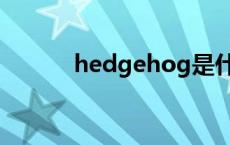 hedgehog是什么意思 hedge 