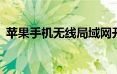 苹果手机无线局域网开关打不开 fc2打不开 