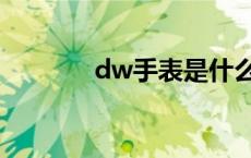 dw手表是什么档次 dw手表 