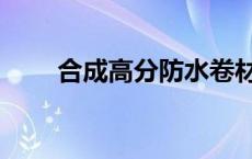 合成高分防水卷材 高分子防水材料 