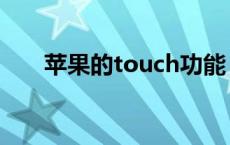 苹果的touch功能 苹果touch是什么 