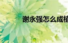 谢永强怎么成植物人了 谢永强 