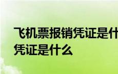 飞机票报销凭证是什么有什么用 飞机票报销凭证是什么 