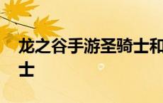 龙之谷手游圣骑士和十字军 龙之谷手游圣骑士 