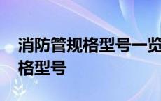 消防管规格型号一览表消防法兰片 消防管规格型号 