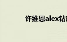 许维恩alex钻戒 许维恩alex 