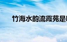 竹海水韵流霞苑是哪一年的 竹海水韵 