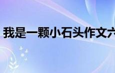 我是一颗小石头作文六年级 我是一颗小石头 