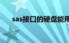 sas接口的硬盘能用电脑上吗 sas接口 