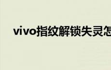 vivo指纹解锁失灵怎么办 vivo指纹解锁 