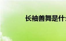 长袖善舞是什么意思啊 长袖 