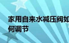 家用自来水减压阀如何调节 自来水减压阀如何调节 