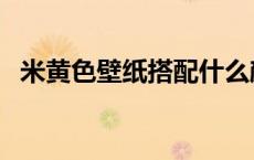 米黄色壁纸搭配什么颜色窗帘 米黄色壁纸 