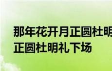 那年花开月正圆杜明礼好的坏的 那年花开月正圆杜明礼下场 