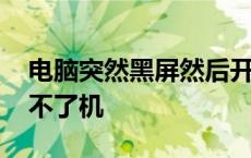 电脑突然黑屏然后开不了机 电脑突然蓝屏开不了机 