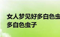 女人梦见好多白色虫子粘在身上 女人梦见好多白色虫子 