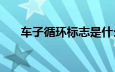 车子循环标志是什么 车子内循环标志 