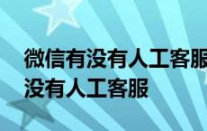 微信有没有人工客服电话讲话的那种 微信有没有人工客服 