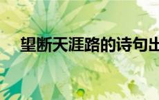 望断天涯路的诗句出自哪里 望断天涯路 