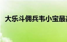 大乐斗佣兵韦小宝最高 q宠大乐斗佣兵韦小宝 