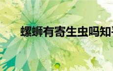 螺蛳有寄生虫吗知乎 螺蛳有寄生虫吗 