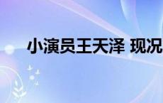 小演员王天泽 现况 王天泽的父母是谁 