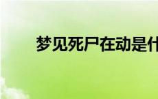 梦见死尸在动是什么预兆 梦见死尸 