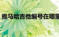 雅马哈吉他编号在哪里 雅马哈吉他编号查询 