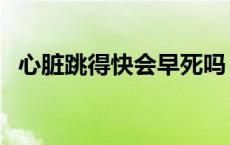 心脏跳得快会早死吗 心脏跳得快会不会死 