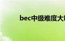 bec中级难度大吗 bec中级难度 