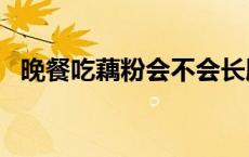 晚餐吃藕粉会不会长胖? 晚餐吃藕粉会发胖吗 