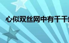 心似双丝网中有千千结下一句 心似双丝网 