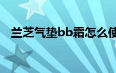 兰芝气垫bb霜怎么使用方法 兰芝气垫bb 